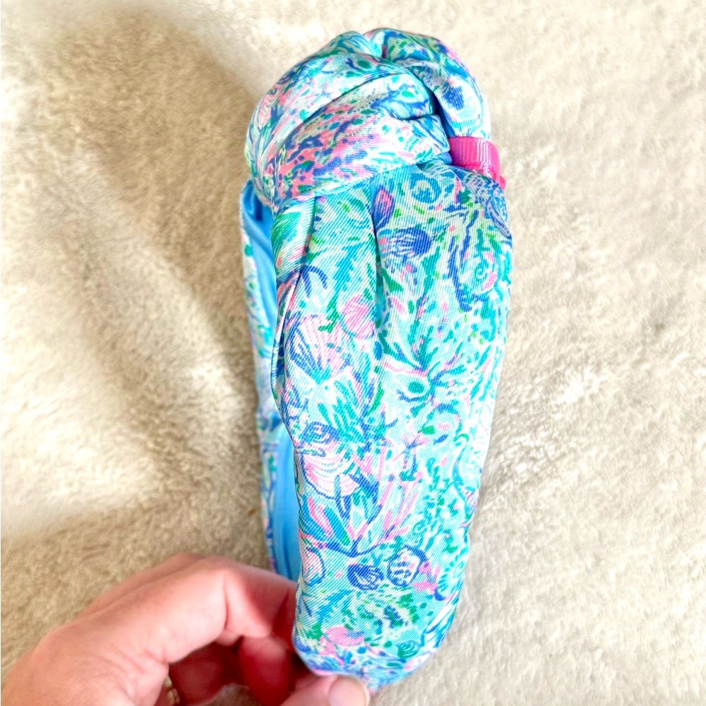 NWT Lilly Pulitzer Top Knot Wide Headband - Picture 3 of 4